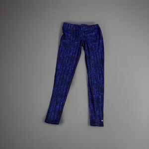 Champion C9 Activewear Running Leggings DuoDry Yoga Pants Purple Black Women's S
